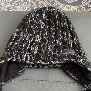 Bula Black and Gray Women's Knit Hat